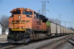 Coal empties cruise west